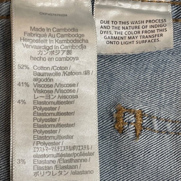 MADEWELL High-Rise Straight Leg Stovepipe Jeans - Size 26 - Picture 8 of 9